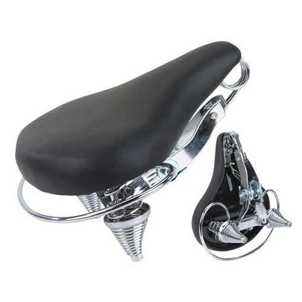 Beach Cruiser Bicycle Saddle Seat 841 Black Chopper BMX Metal Bar Seat Part